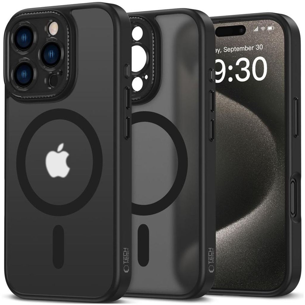 Tech-Protect Magcam Magsafe Iphone 16 Pro Nero opaco Immagine del prodotto 