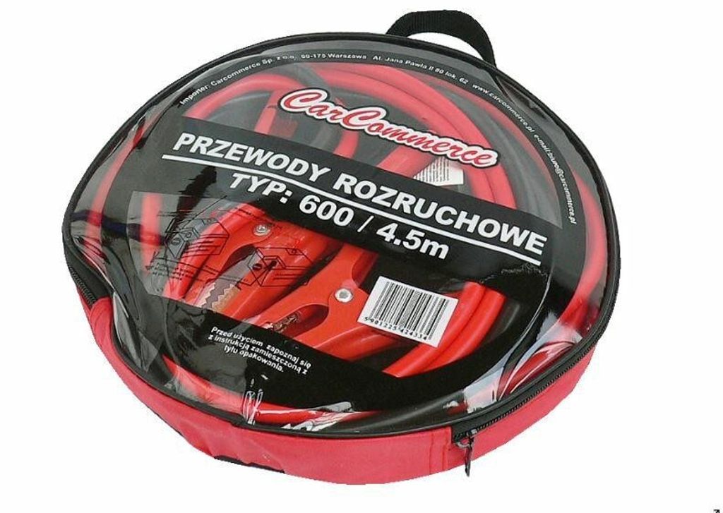 Kablewy Rozruchowe 600A - 4,5M Zdjęcie produktu 