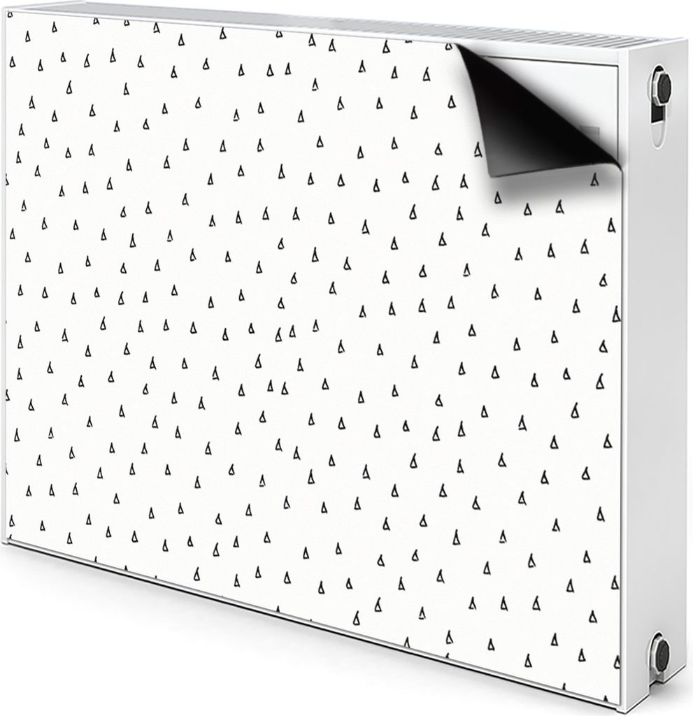 Magnet Verkleidung Abdeckung Heizkörperabdeckung Heizkörperabdeckung 110x60 cm - Gezeichnet, Tropfen