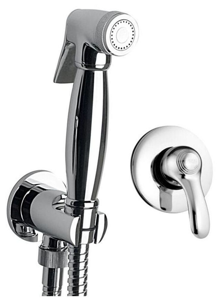 Robinetterie encastrée avec douchette WC Retro, chrome Image du produit 