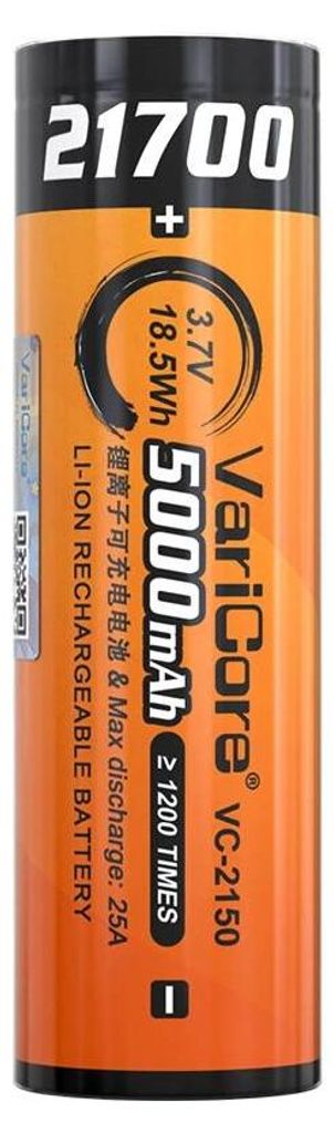 21700 Li-Ion Akku - VC-2150 wiederaufladbar - 3,7V 5000mAh - 25A Hochstrom-Entladung - Ternärzelle für Energiespeicher Zuhause - 10er Pack