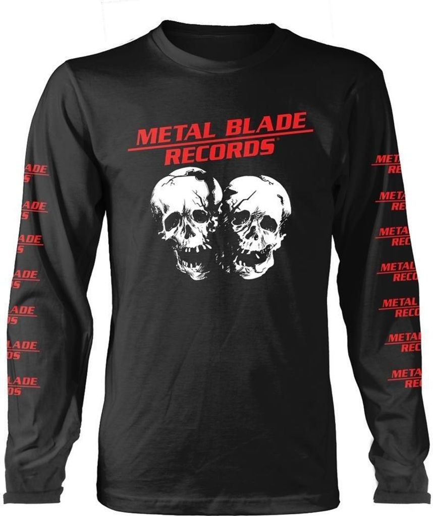 Metal Blade Records - T-Shirt für Herren/Damen Uni Langärmlig PH2666 (S) (Schwarz)