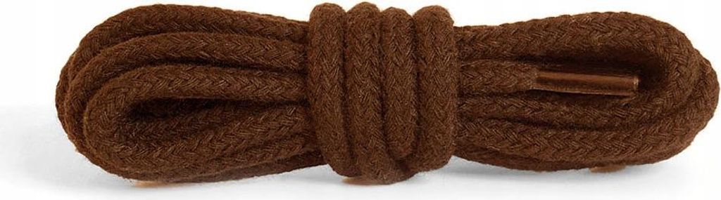 Langlebige dicke runde Schnürsenkel 90 cm Kaps - Braun