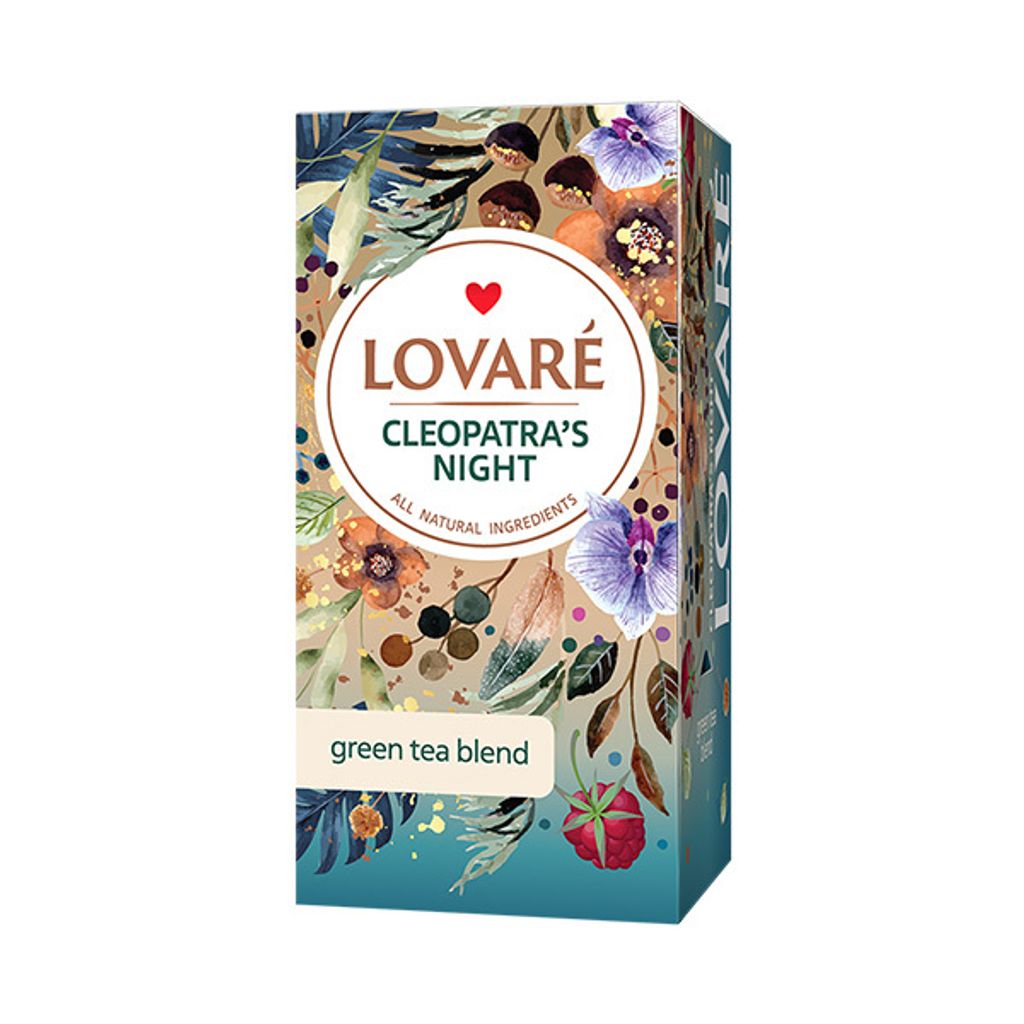 LOVARÉ Cleopatra's Night 36g (24 Beutel, grüner Tee)