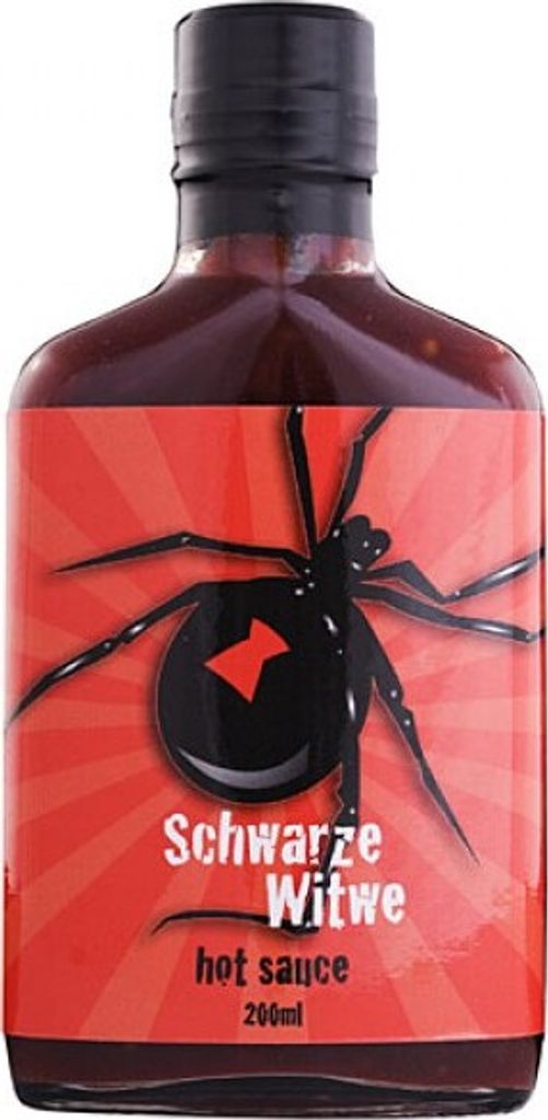 Schwarze Witwe Hot Sauce, 200ml Produktbild 