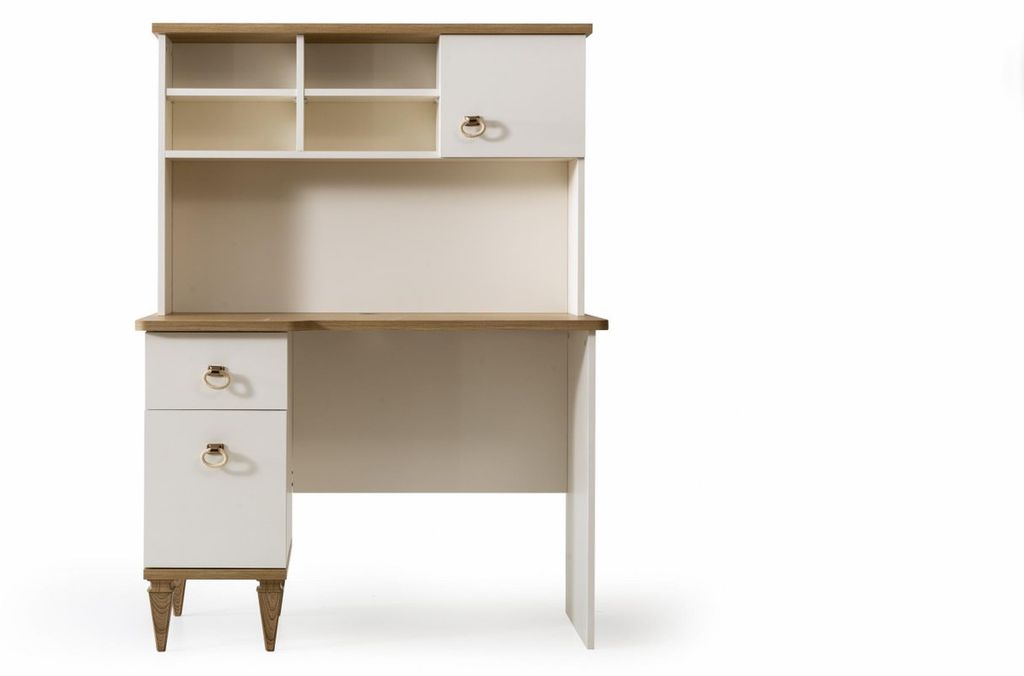 Stilvoller Kinderzimmer Schreibtisch Hochwertiges Holz Regal Luxus Set