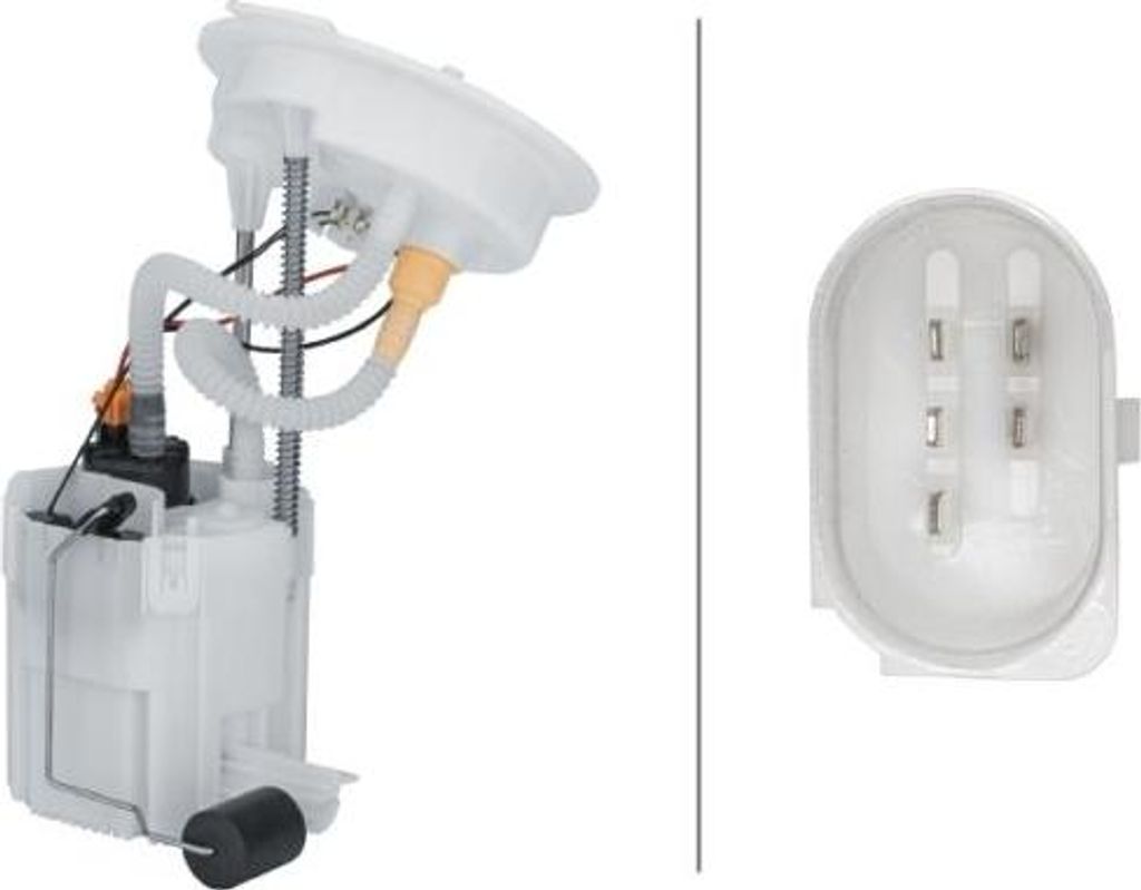 HELLA 8TF 358 302-891 Kraftstofffördereinheit OE 16117243972 kompatibel mit 1er F20, 1er F21, 2er F22, 3er F30, 3er F34, 3er F31, 4er F33, 4er F32...