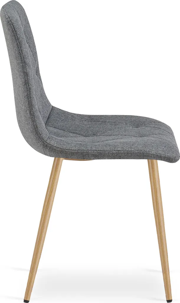 Sedie LIBRA Grigio Scuro: Set 3 Sedute in Legno per Living Moderno - 8