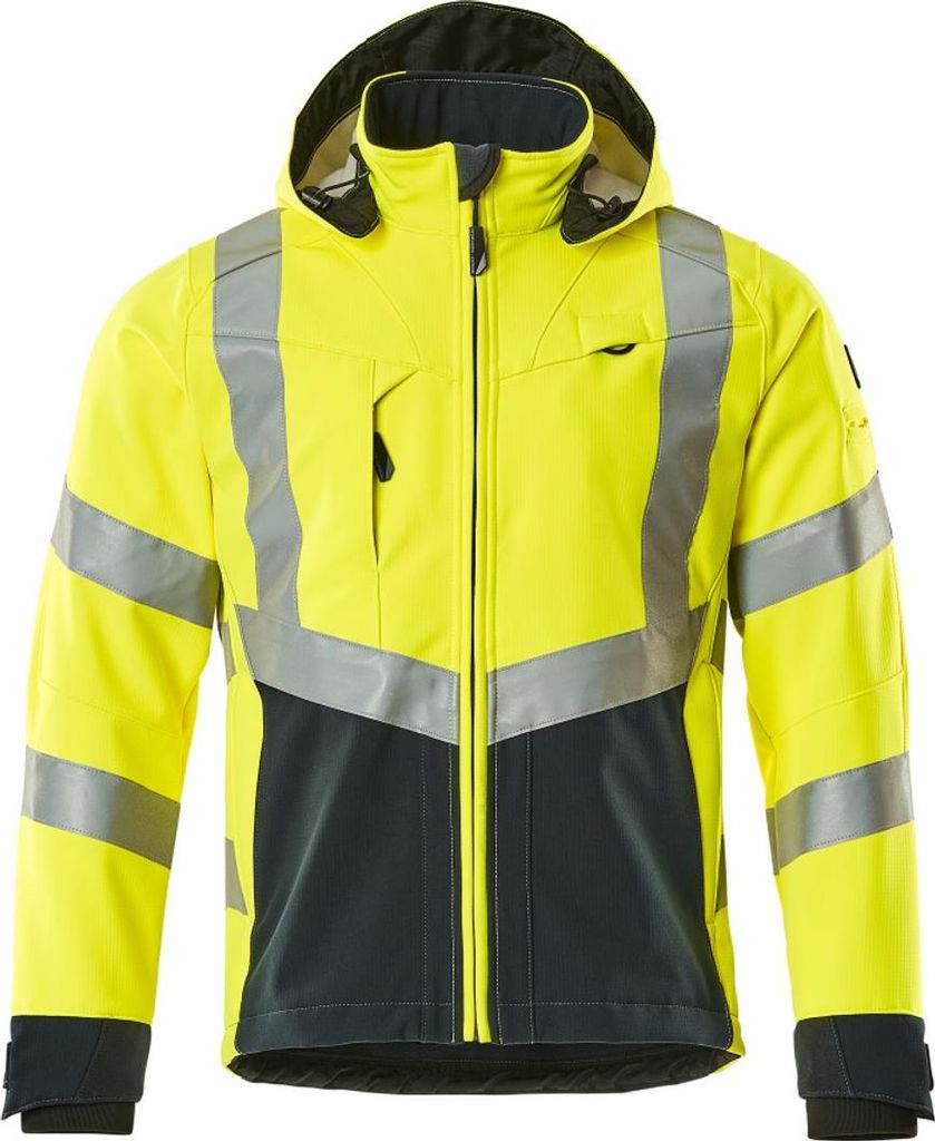 Mascot SAFE SUPREME Soft Shell Jacke Blackpool 15502-246-17010 Gr. XL gelb/schwarzblau