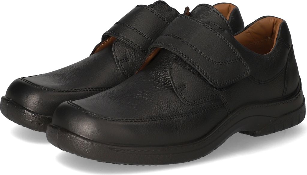 Jomos scarpe velcro uomo pelle liscia neroTaglia:45 Immagine del prodotto 