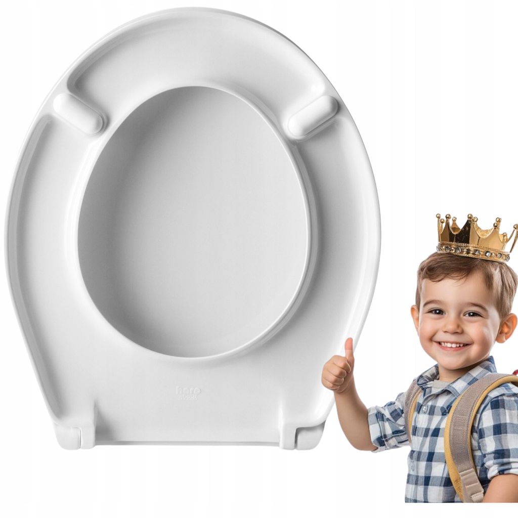 WC Sitz - Kindersitz - Toilettensitz - Weiß - 38 Cm X 32,5 Produktbild 