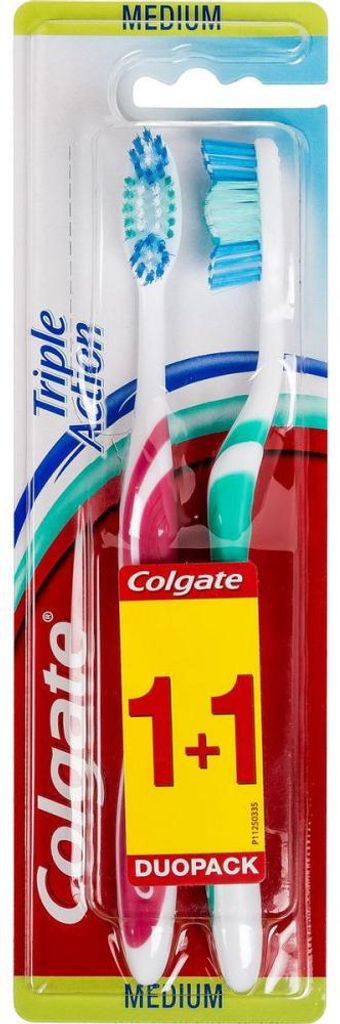 Colgate, Zubn kartek s trojitm inkem, stedn, 2 kusy Obrázek produktu 