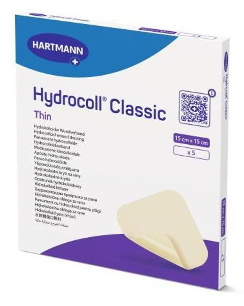Pansement Cicatrisant Hydrocoll Thin 15x15 cm - Protection Seconde Peau