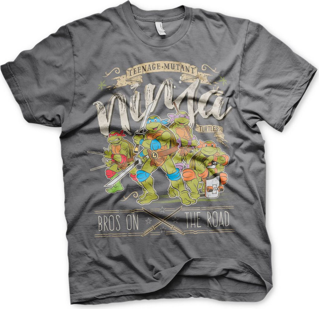 TMNT - Bros On The Road T-Shirt - X-Large - DarkGrey