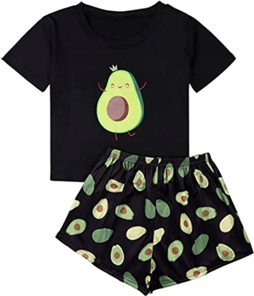 Damen-Pyjamas Valentinstagsgeschenk Für Ein Mädchen Zweiteilig Avocado Xl
