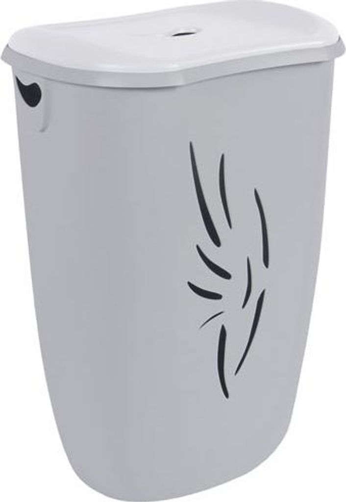 Wäschekorb Flora 40l Grau Beton - Eda