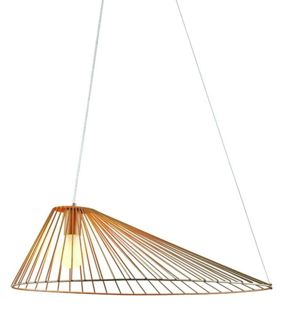 Grande Suspension CAPPELLO 60cm : Sublimer un Salon Sombre et Moderne