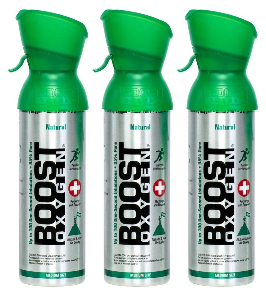 Zusätzlicher Sauerstoff in Dose Boost Oxygen Neutral, mittel, 3x5L