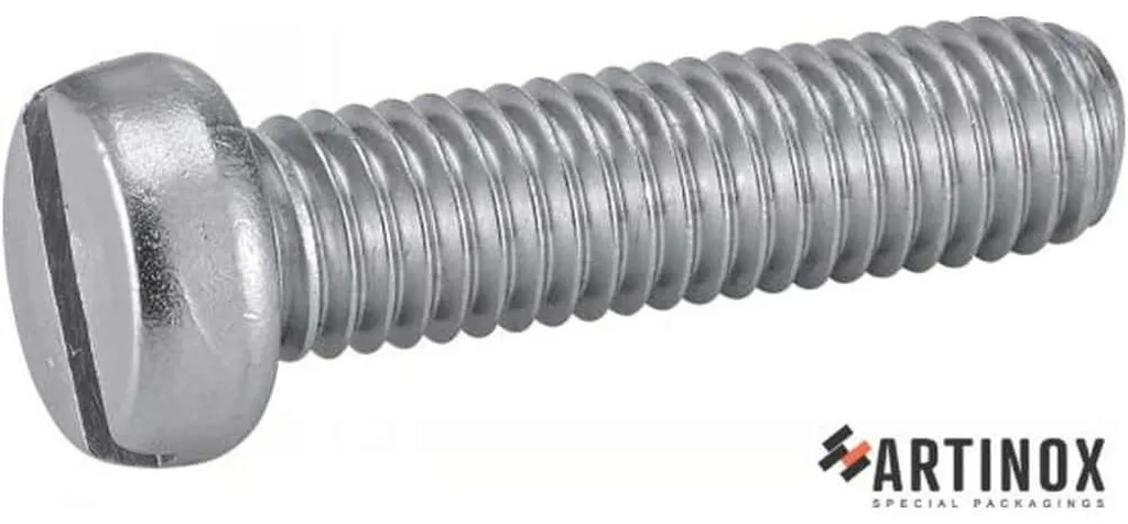 200 Vis à Métaux DIN 84 M5x20 mm Inox A4 Tête Cylindrique D-Work