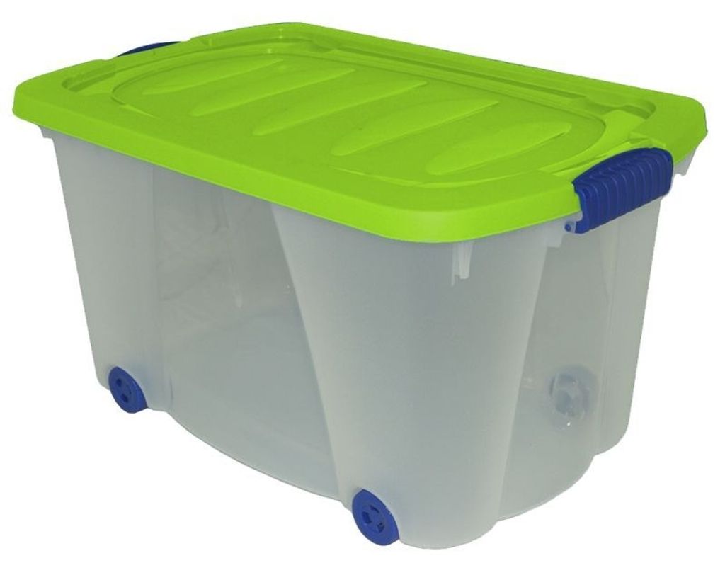 CZ box 76,0l, 60x40x32cm, kolečka, plast