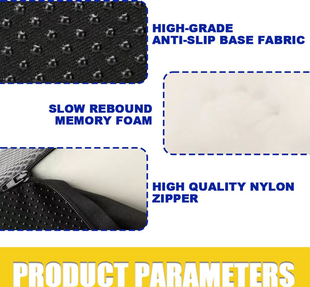 Orthopädisches Sitzkissen, Bürostuhl Kissen Memory Foam, Produktbild 5