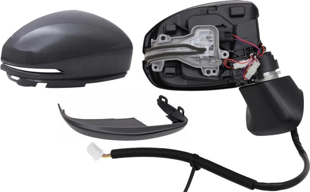 Rétroviseur droit DIEDERICHS anti angle mort pour Honda Jazz 15-20