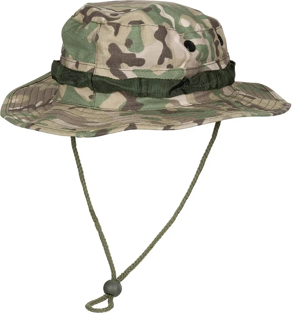 Cappello da Pesca e Bushcraft MFH Boonie Operation-Camo Rip Stop