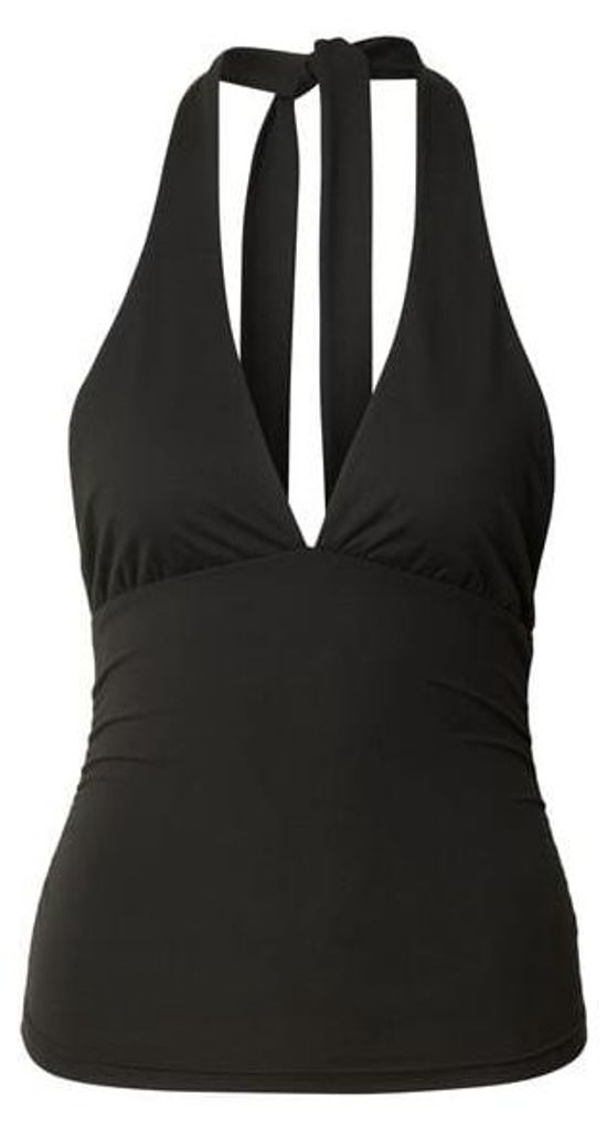 Urban Classics Neckholder Damen Ladies Polyamide Jersey Neckholder Top schwarz M