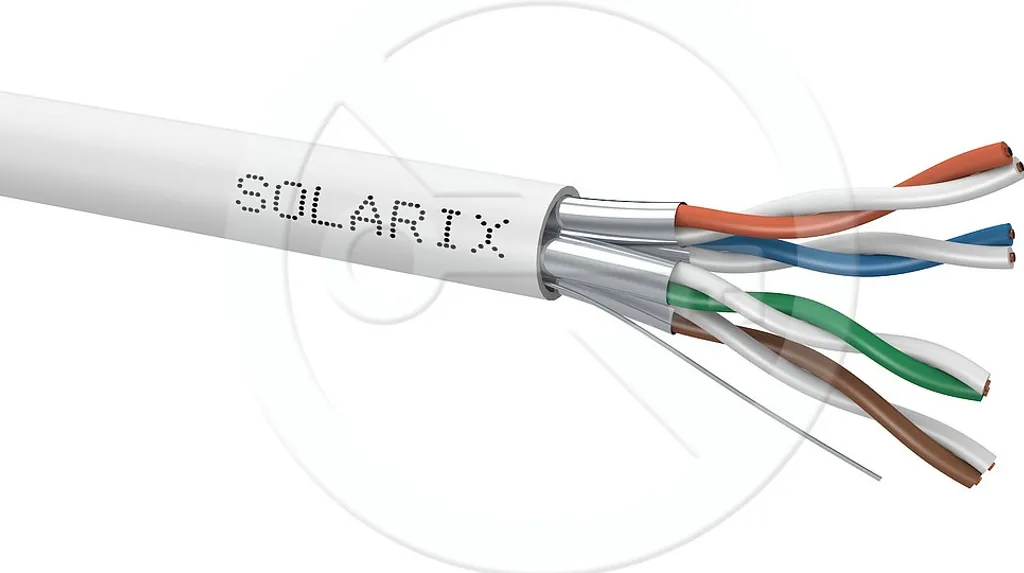 Câble réseau 500m CAT6A STP Solarix pour déploiement Wi-Fi et Serveurs