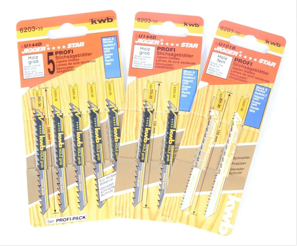 KWB Expert: Lame per Seghetto Alternativo Stella per Finiture d'Elite