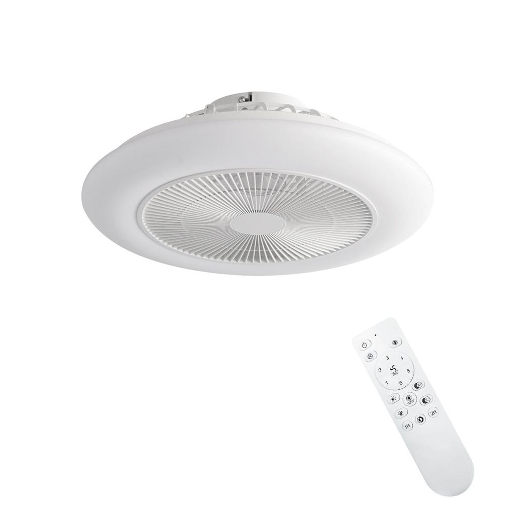 Ventilateur plafonnier 50,8 cm blanc - LED 36 W réglable Image du produit 