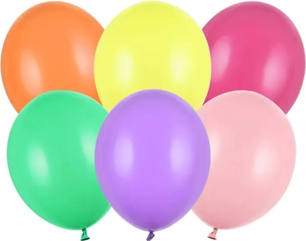 Ballons de Baudruche 27cm - Texture Épaisse et Couleurs Pastel - 100 Unités