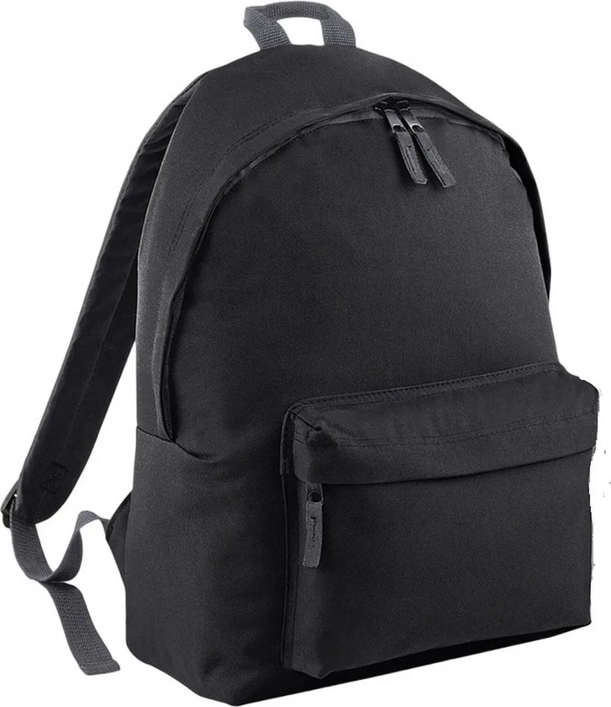 Bagbase PC6161 Zaino Maxi Fashion Nero 22L | Ideale per Studio e Tempo Libero
