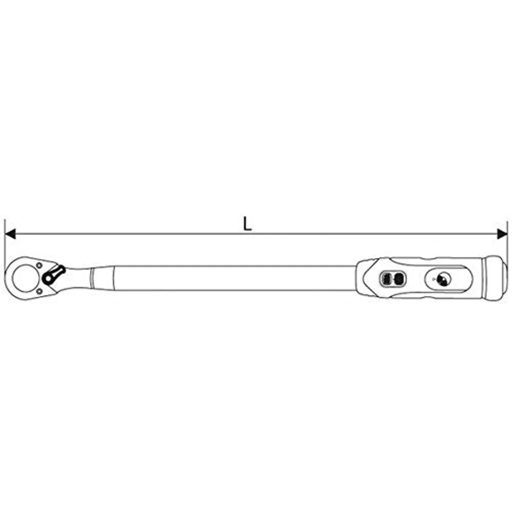 Clé dynamométrique EXPERT 1/2 60-340 Nm - Serrage de précision E100109