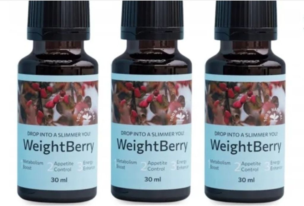 3x Integratore alimentare Weightberry (30 Ml) Immagine del prodotto 