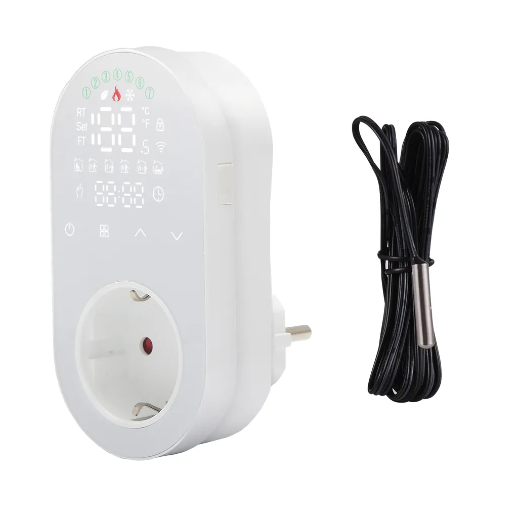 Thermostat Smart Touch LED blanc BHT12-EW - Plage 5-90℃ double mode