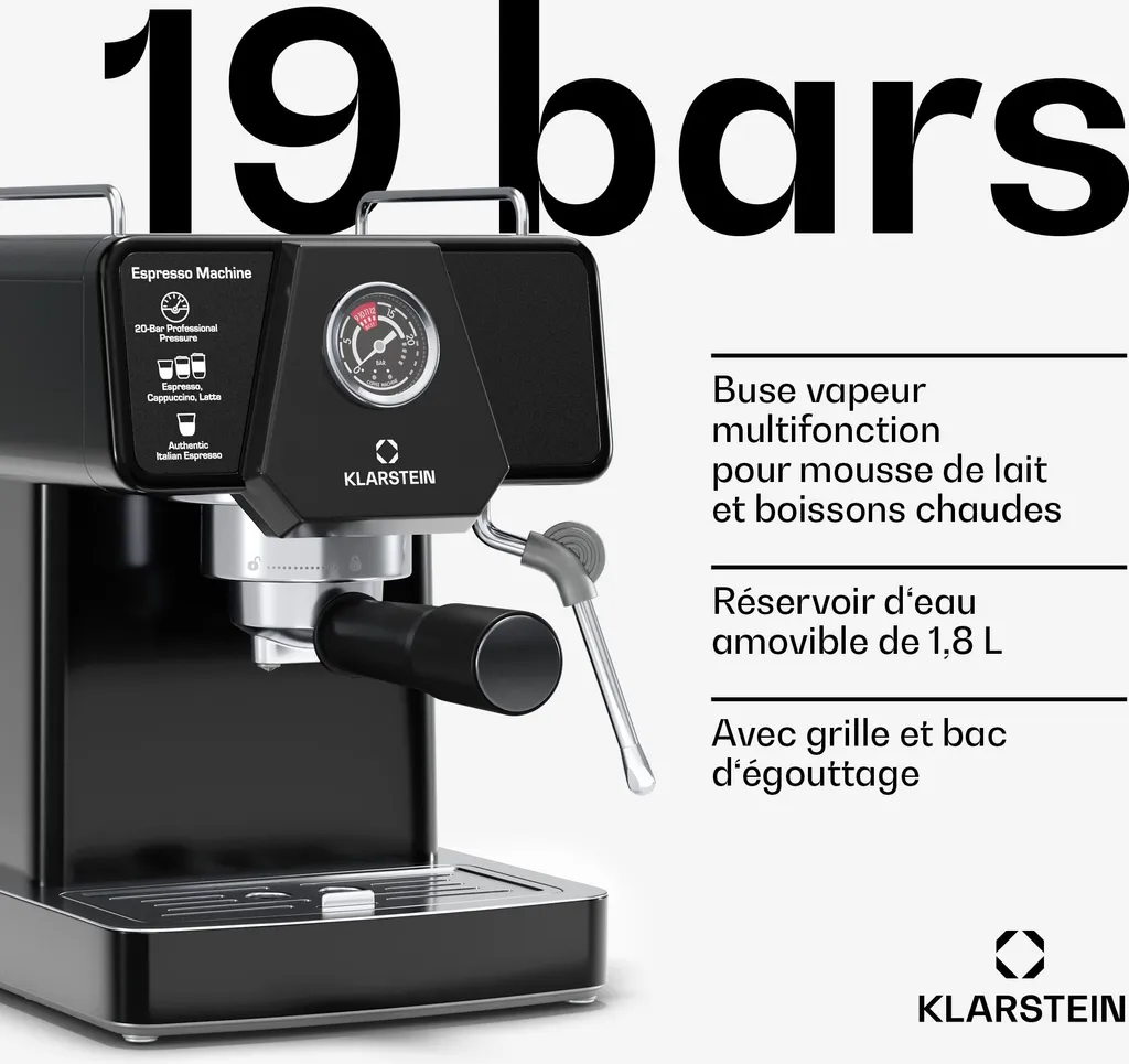 Dites Adieu aux Capsules avec cette Machine à Café à Grain 19 Bars