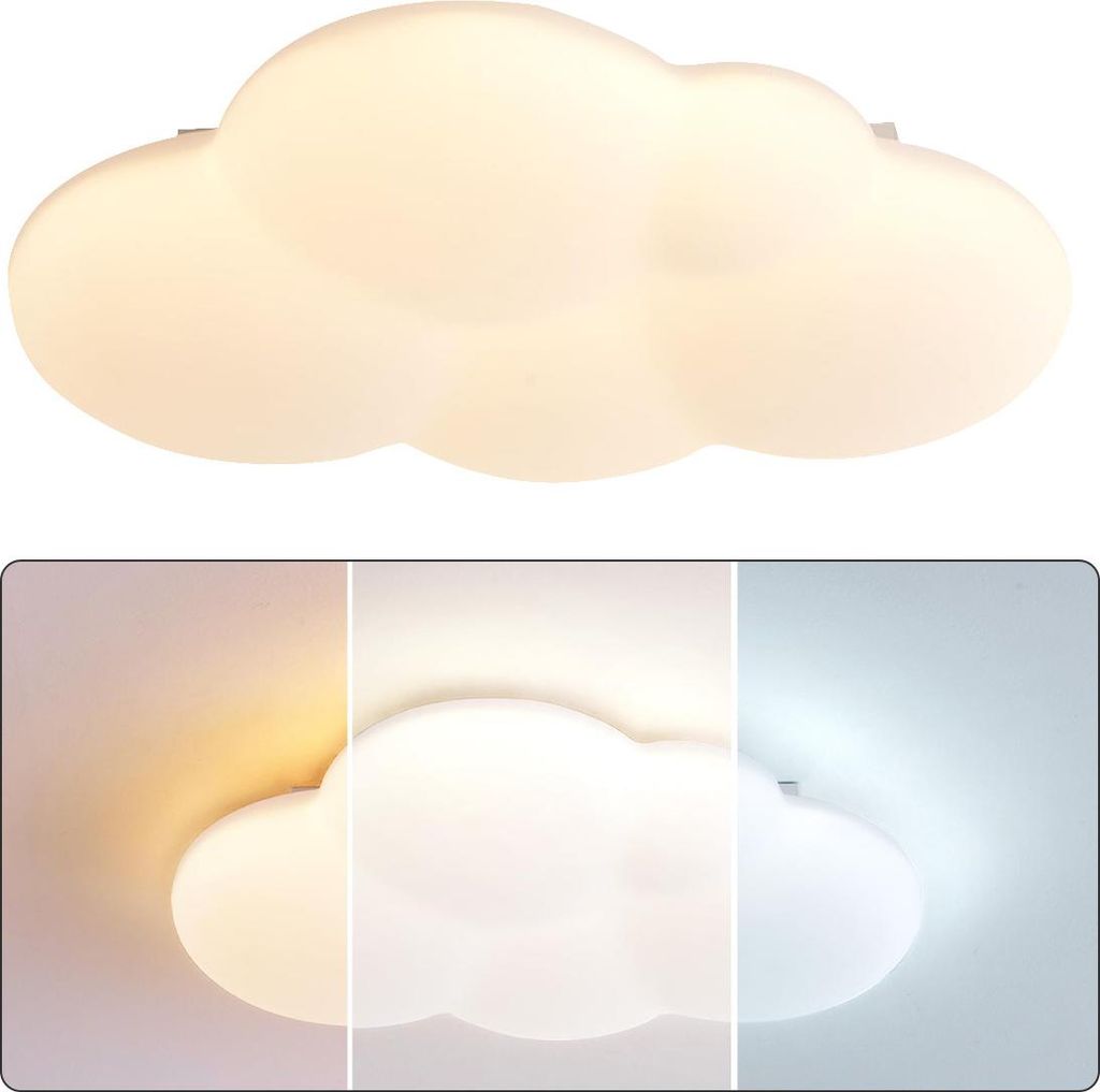LED Deckenleuchten, 24W Kinderzimmer Wolkenlampe LED, Produktbild 