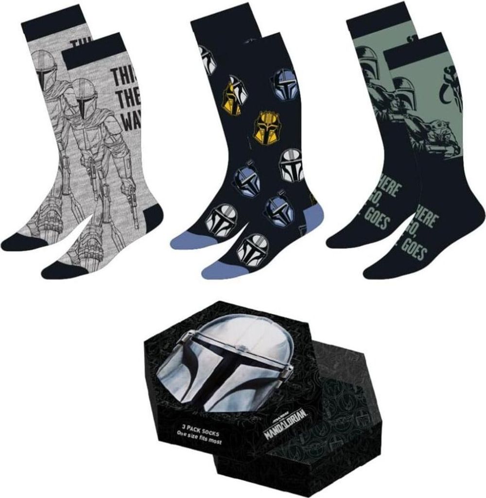 Star Wars: The Mandalorian Socken 3er-Pack Mandalorian 38-45
