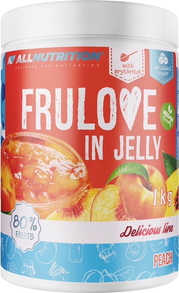 ALLNUTRITION FRULOVE In Jelly Peach 1000g confiture de Image du produit 
