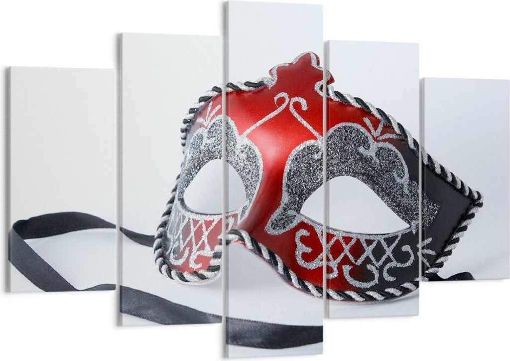 Bild auf Leinwand - Leinwandbild - Venedig Karneval Maske - Produktbild 