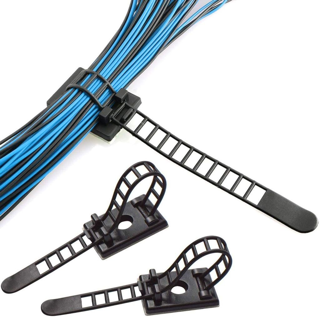 Verstellbare Kabelhalter, 50 Stück Kabelclips Verstellbare Obrázek produktu 4