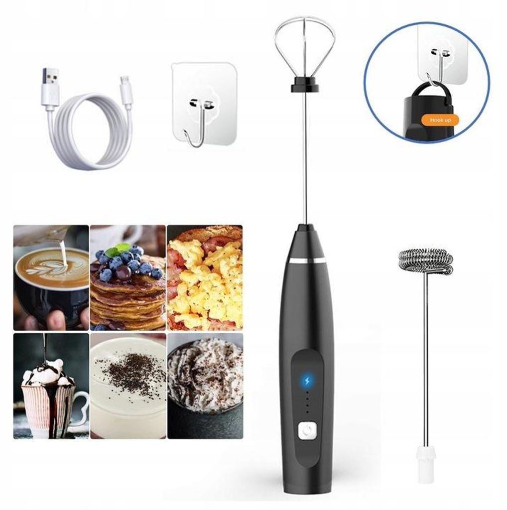 3-In-1-Milchaumfömmer & Kaffee-Mini-Mixer