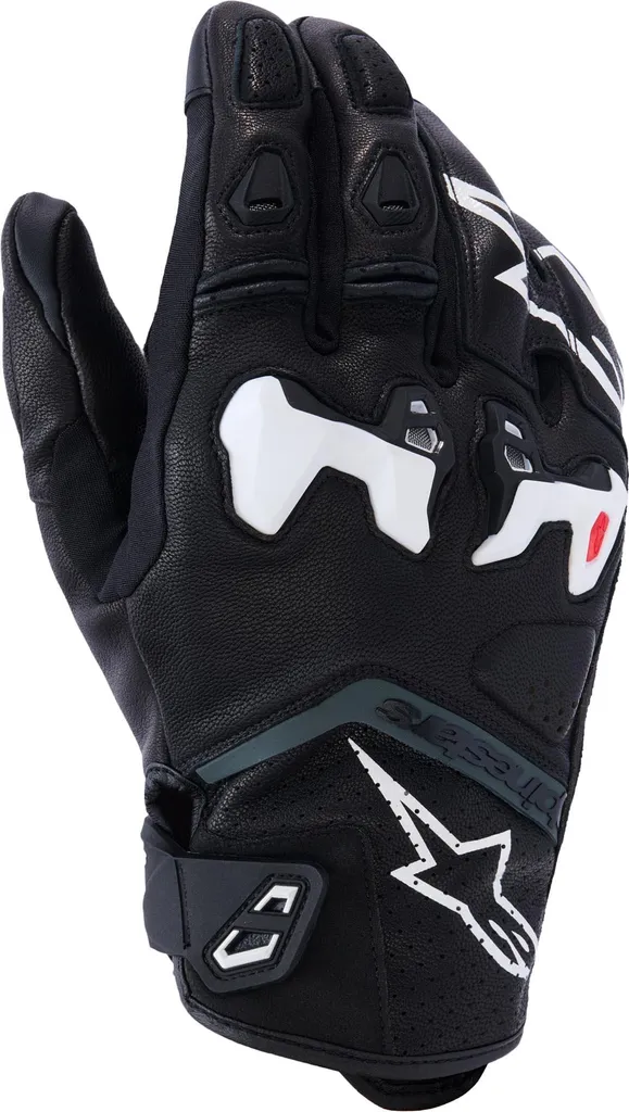 Gants Alpinestars SP-R Tech Noir 2XL - Protection Cuir Moto Sportive