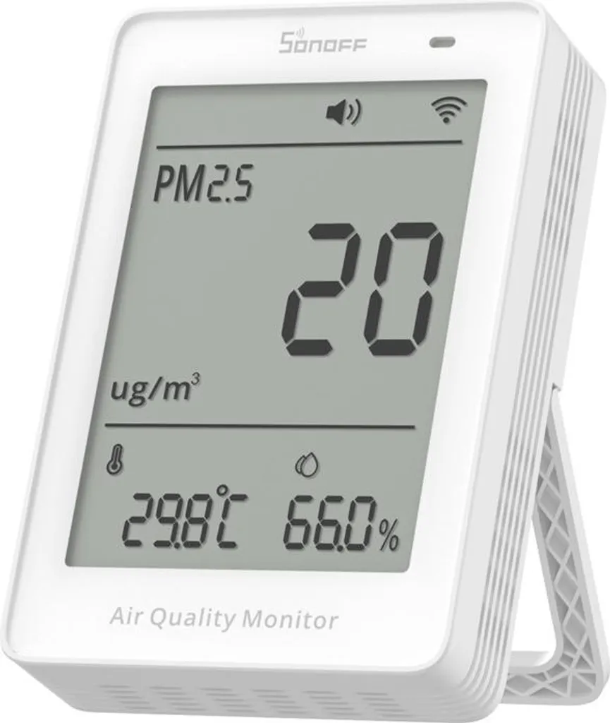 Mesureur de qualité d'air Wifi Sonoff Airguard PM2.5 SAWF-07P LCD