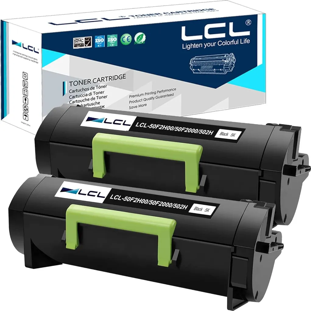 Évitez les Pannes : Toner 50F2H00 pour Lexmark MS310 MS312 MS410 - 2 p.