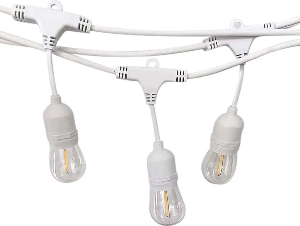 Ghirlanda Giardino Bianca V-TAC 15 Metri: Design IP54 per Esterni