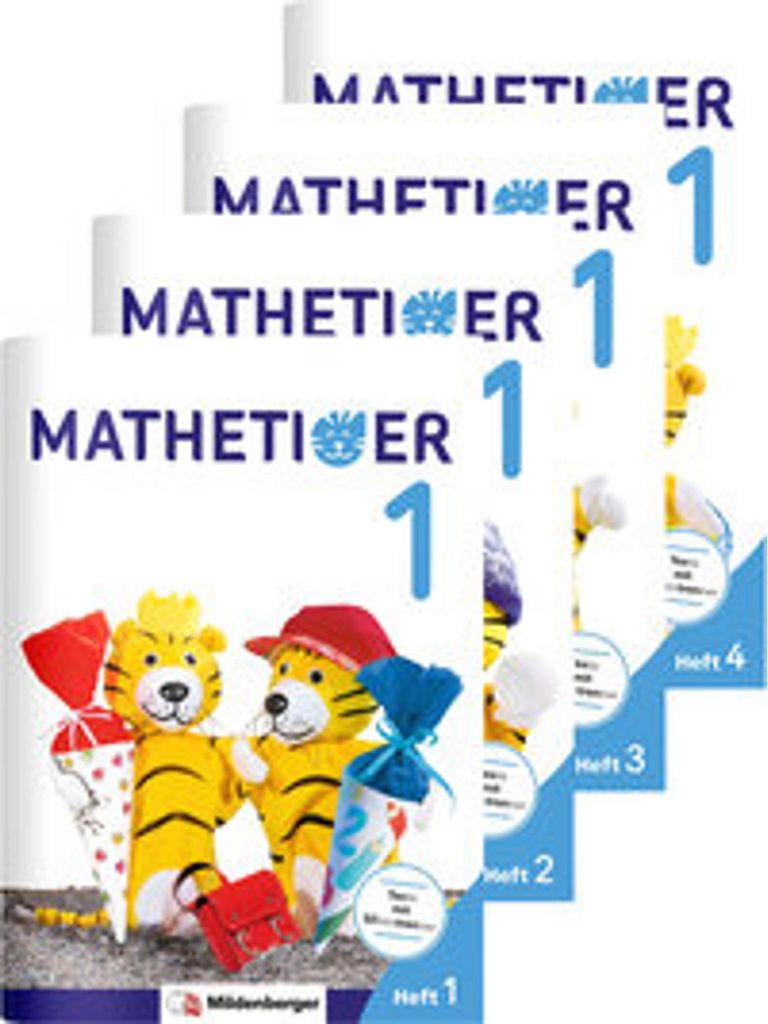 Mathetiger 1 - Jahreszeiten-Hefte (4 Hefte). Neubearbeitung Image du produit 