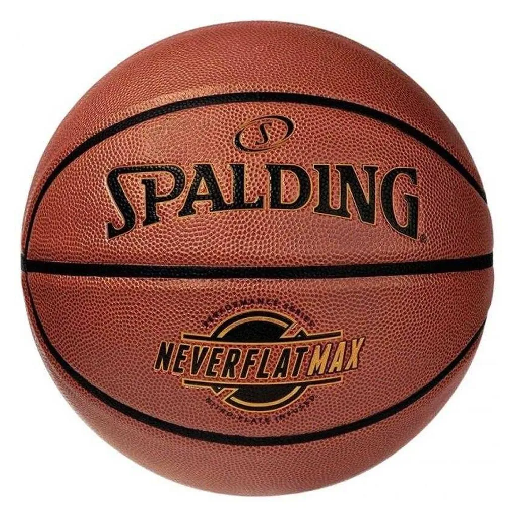 Ballon de basket-ball professionnel Spalding Neverflat Max en taille 7