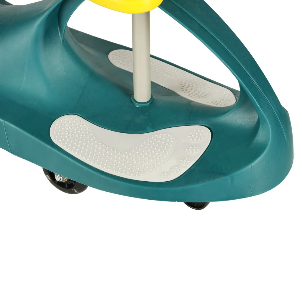 Roues lumineuses Gravity Ride LED vert jaune pour roller et trottinette